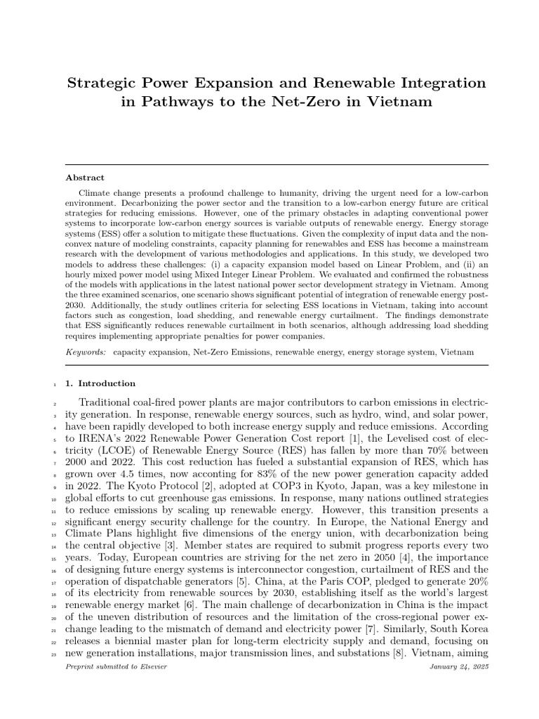 SSRN 5118958 | PDF | Renewable Energy | Climate Change Mitigation
