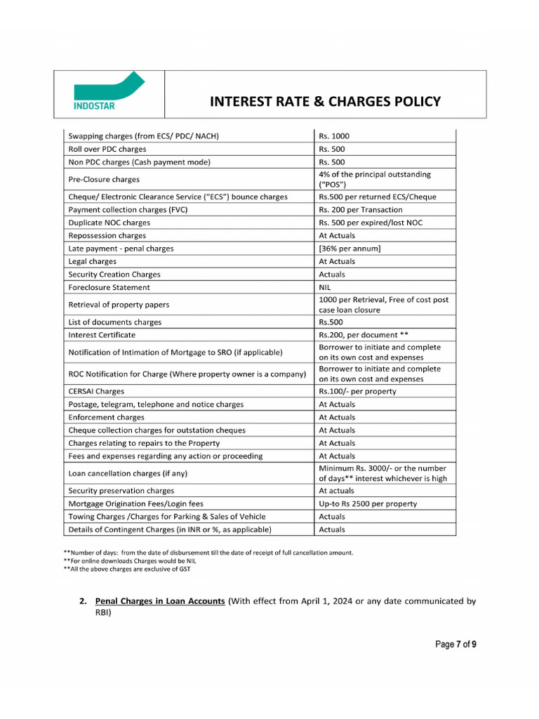 Interest Rate Policy 7 | PDF