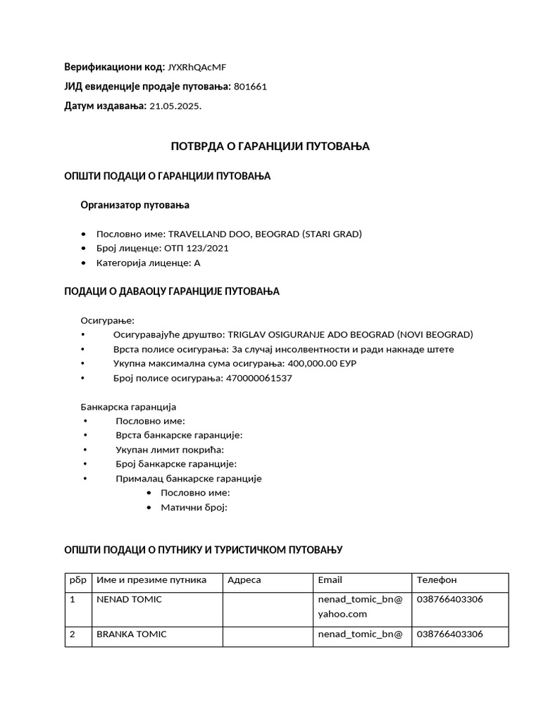 Garancija | PDF