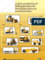 Guidance Notes on Safe Use of Load Shifting Machines for Earth Moving Operations on Construction Sites
