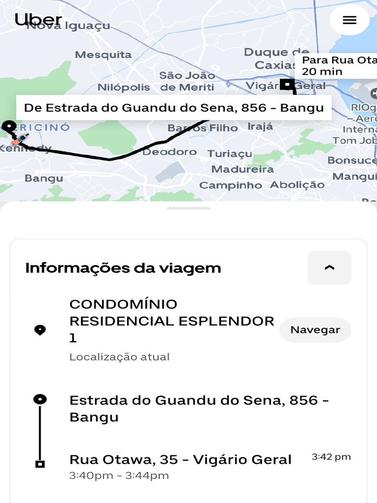 Planeje sua viagem de Uber | PDF