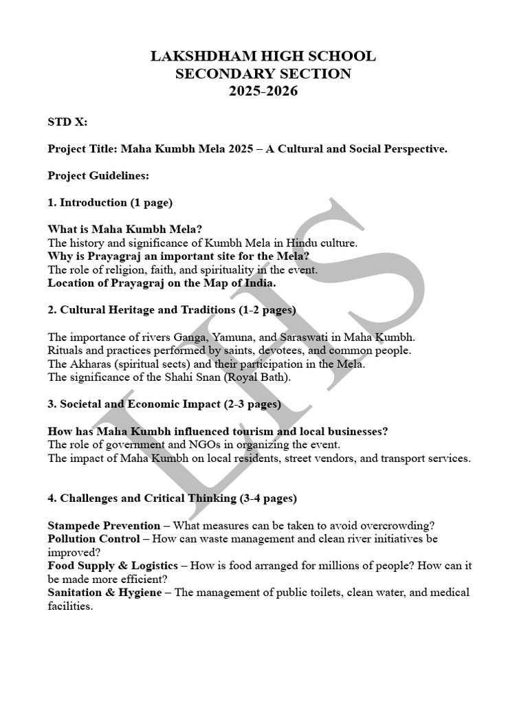 Geography Project 25-26 | PDF