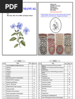 BSc 1st Year Botany Practical Guide | PDF | Plant Stem | Vector ...