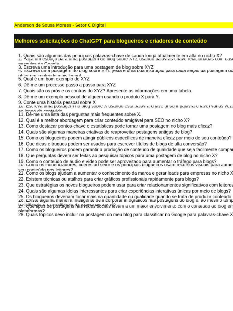 Melhores Dicas de SEO para Blogueiros | PDF | SEO | Marketing