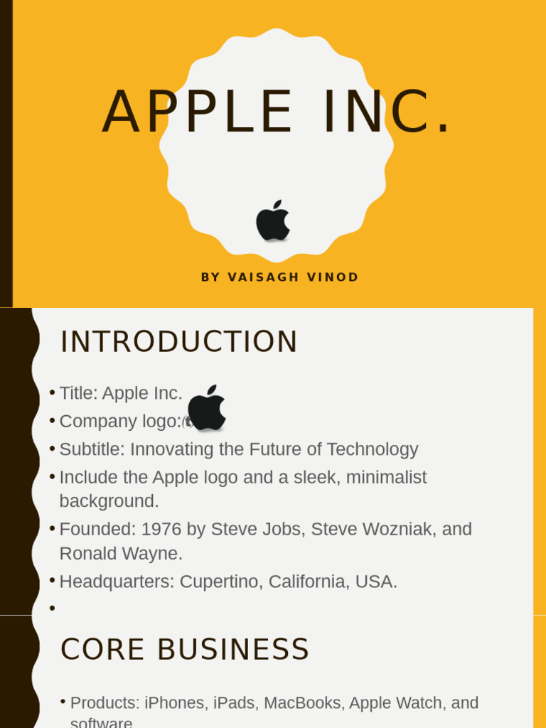 Apple Inc. | PDF | Apple Inc. | Steve Jobs