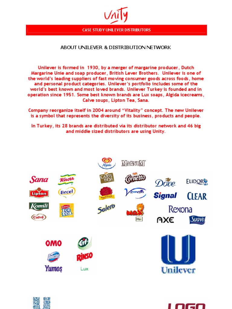 Logo Case Study Unilever Distributors Unilever Inventory
