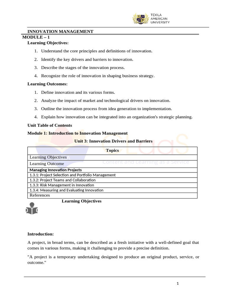 Innovation Management Essentials Guide | PDF | Innovation | Performance ...