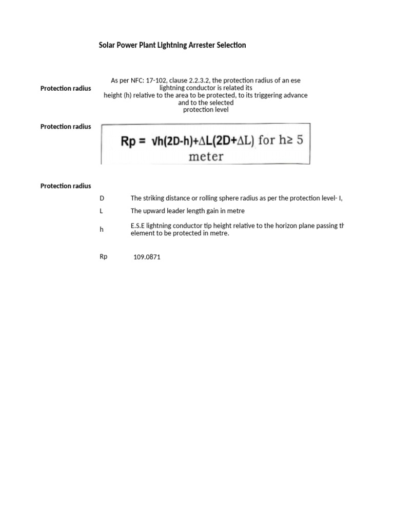 LA Calculation Sheet | PDF