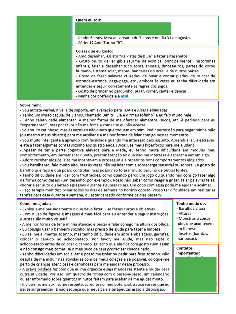 Autismo e Habilidades de Ângelo Ribeiro | PDF