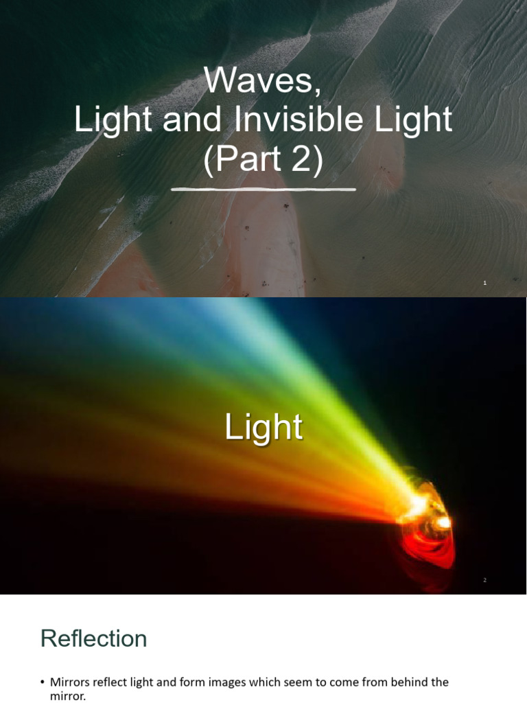 24-25 - SemA L8 Waves - Light - Invisible Light2 | PDF | Ultraviolet ...