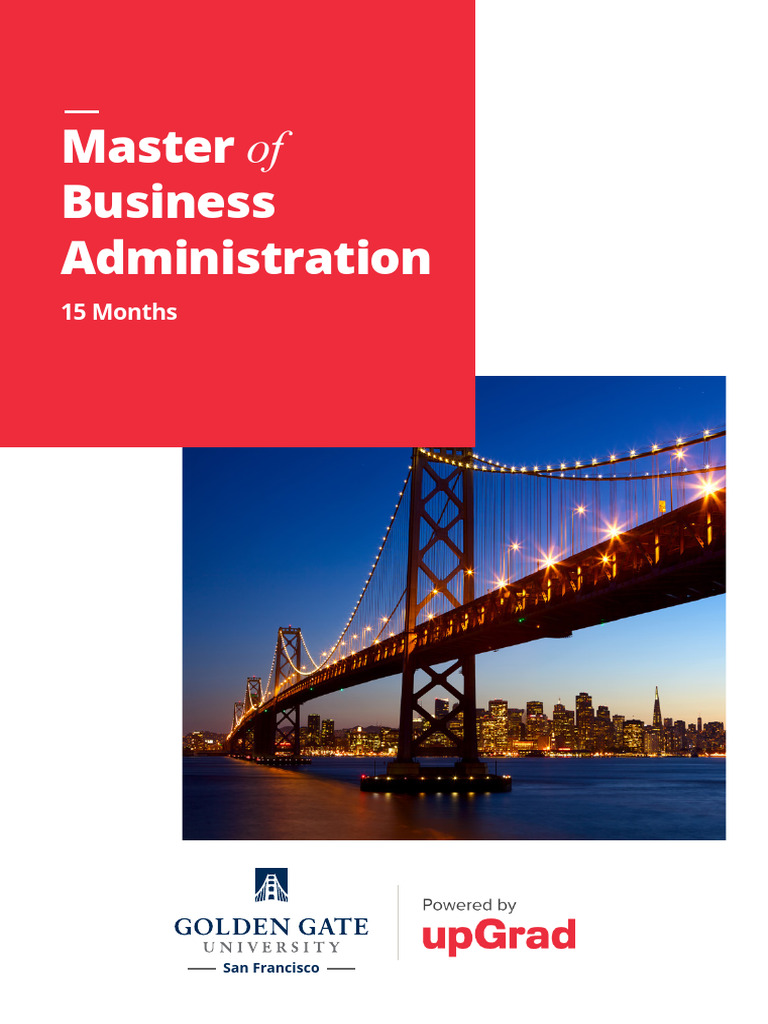 M Bag Gu Brochure | PDF | Master Of Business Administration | Leadership