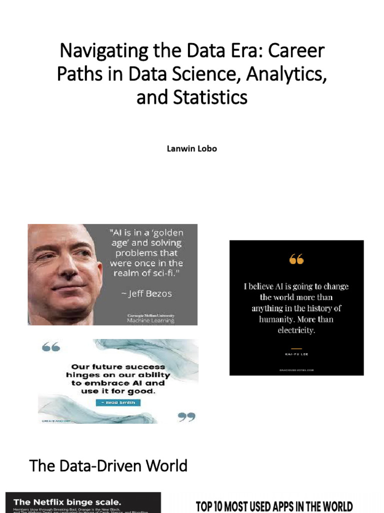 Career Paths in Data Science | PDF | Data Science | Statistics