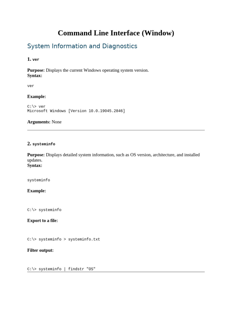 CommandLineInterface 219510 | PDF | Computer File | Filename