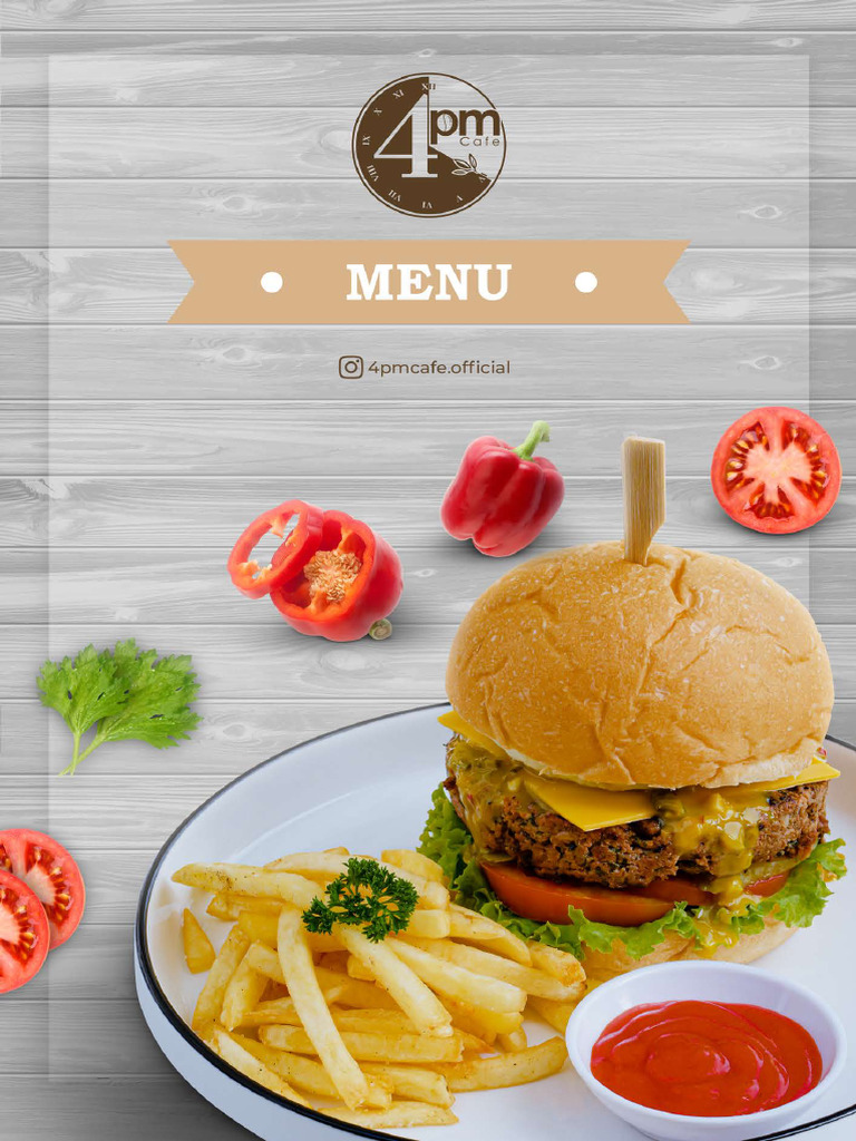Book Menu 4pm Cafe Update 10 Mei 2025 | PDF