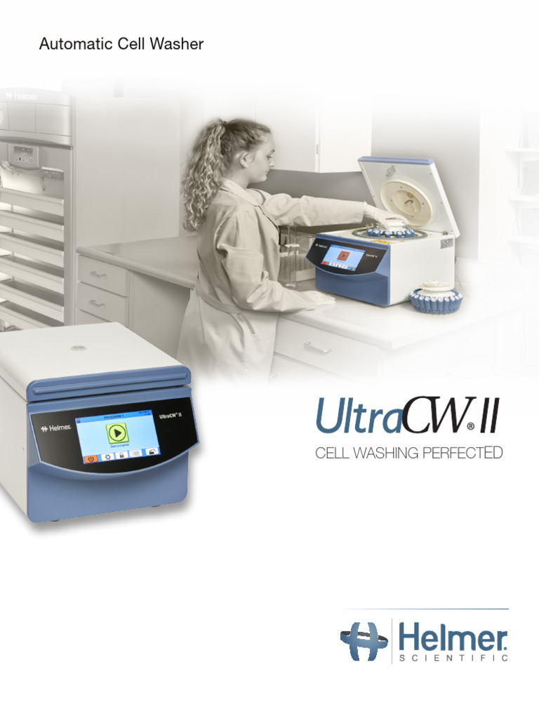 Helmer UltraCW II Cell Washer Manual | PDF | Washing Machine ...