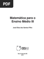 Matemática para o Ensino Médio III aula 1