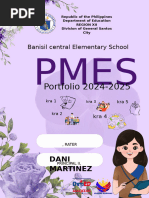 PMES-PPST Portfolio Template 2024-2025 | PDF | Teachers | Learning