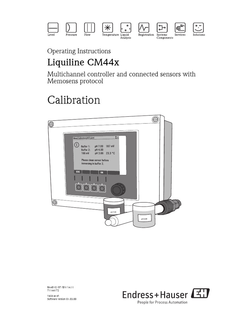 Memosens Sensor Calibration Guide | PDF | Ph | Calibration