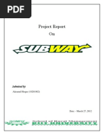Download SUBWAY - Marketing Plan by Akram Ul Hoque SN87475800 doc pdf
