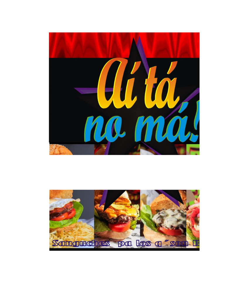 Trabajo Contabilidad Ay Ta Nomá | PDF | Hamburguesas | Mayonesa