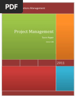 Download Project Management Term Paper by Jenna Rae Volk SN87476949 doc pdf