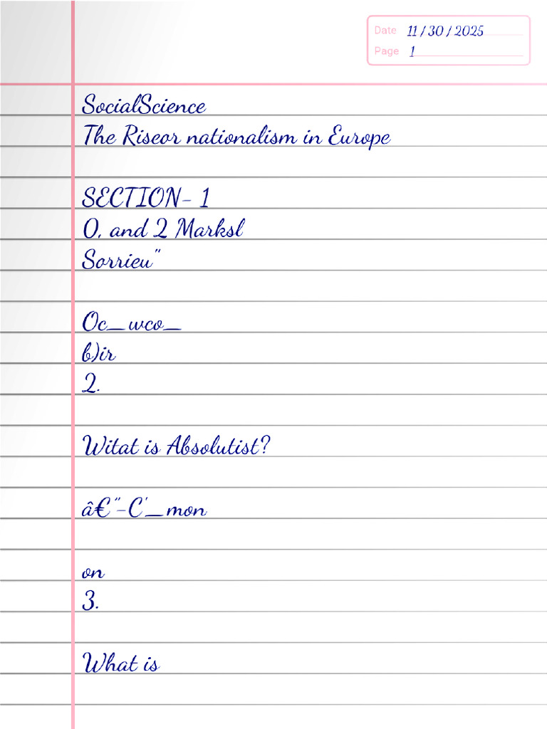Handwriting | PDF