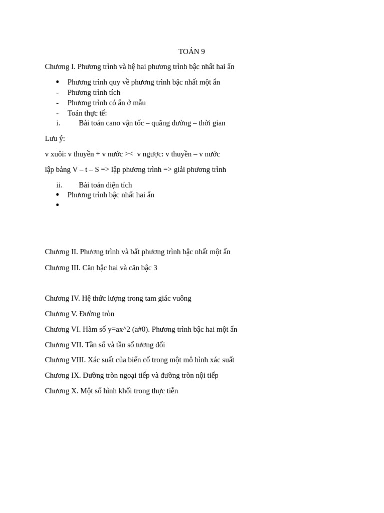 Toán 9 | PDF
