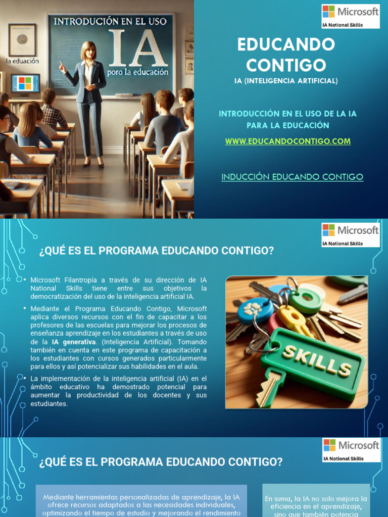 Capacitación en IA para Educadores | PDF | Inteligencia artificial ...