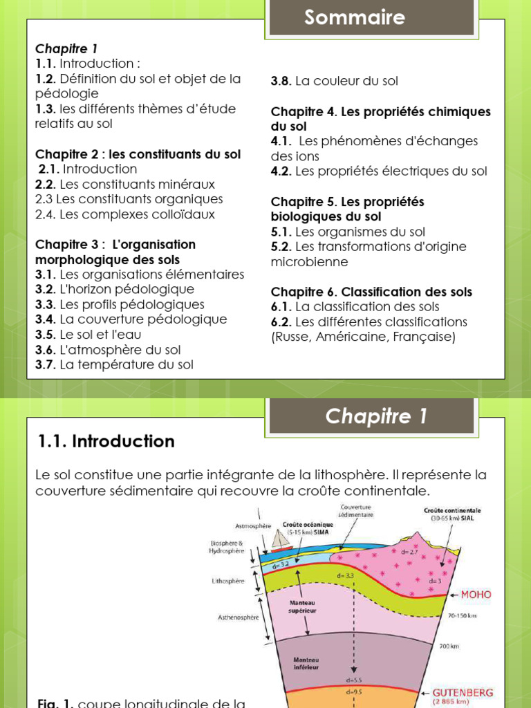 Étude des sols : Pédologie et propriétés | PDF | Sol (pédologie) | Porosité