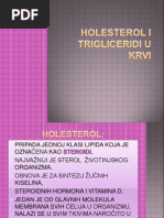 Holesterol I Trigliceridi U Krvi