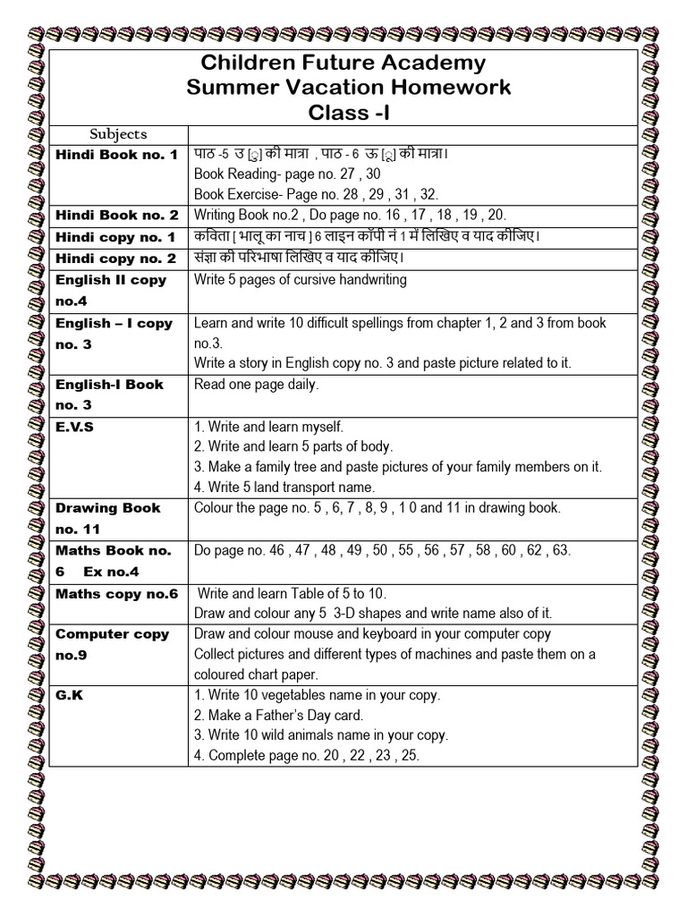 Class 1 | PDF