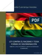 Ley contra el racismo y toda forma de discriminación (Ley 45 Bolivia)