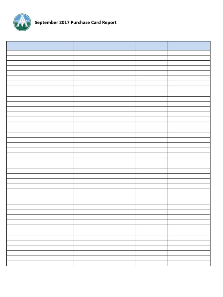 September 2017 Purchase Card Summary | PDF | Retail Companies Of The ...