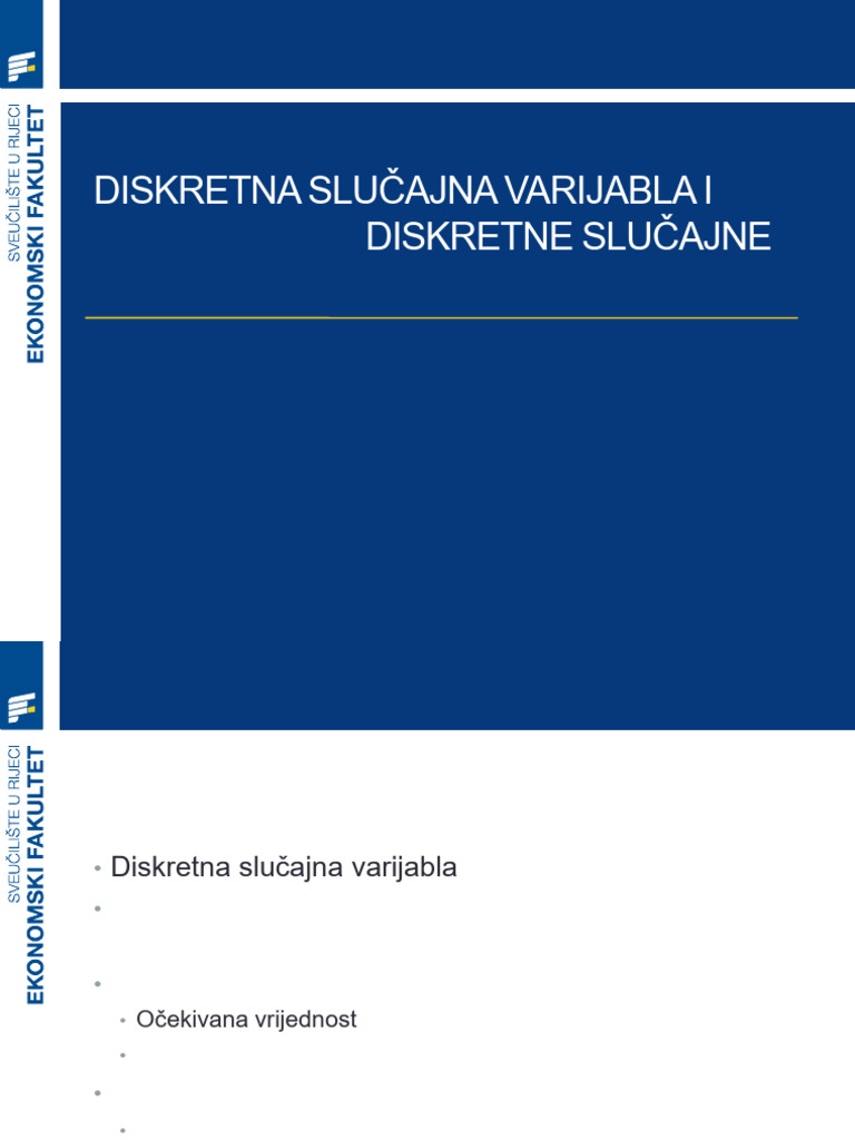 Diskretna Varijabla Novo | PDF