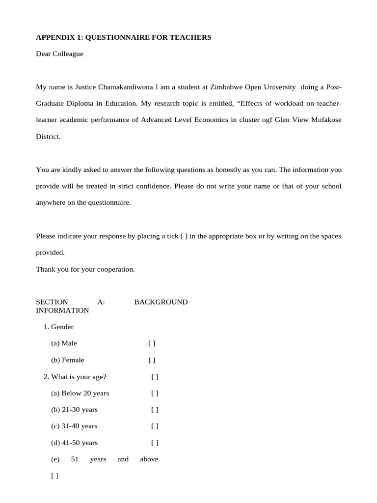 Research Instruments For Teacher Overload | PDF | Teachers | Focus Group