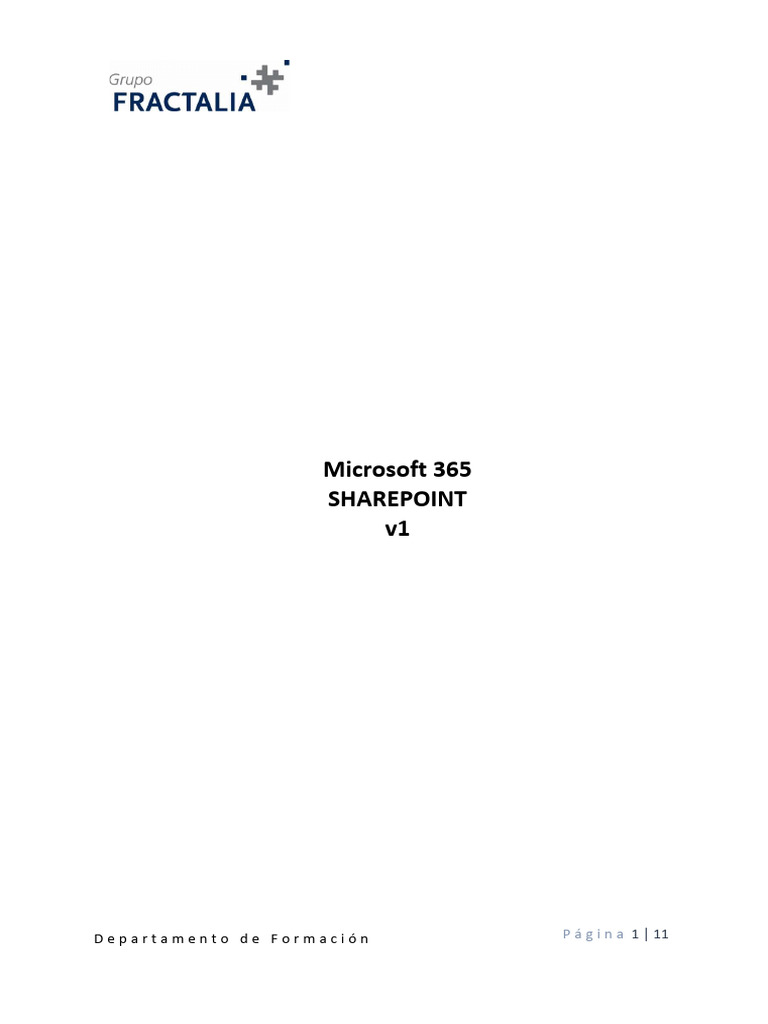 Manual de SharePoint en Microsoft 365 | PDF | Microsoft Office ...