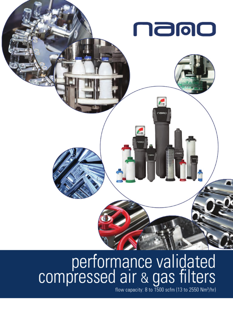 Industrial Compressed Air Filters Guide | PDF | Filtration | Gases