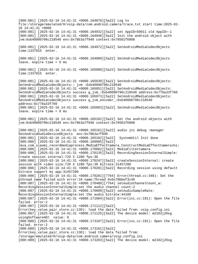 Android Camera Audio Logging Data | PDF | Shader | Computing