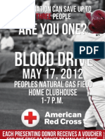 Blood Drive Flyer - 1 Saves 3