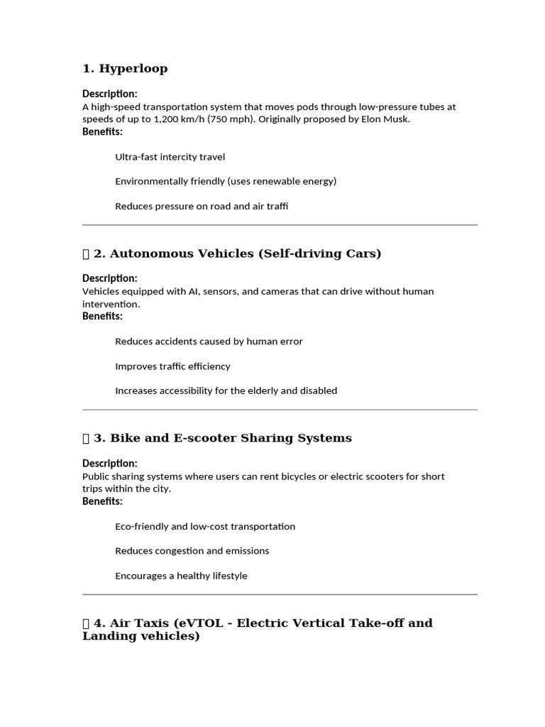 Hyperloop: Description | PDF