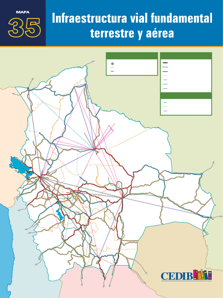 Mapa de la Red Vial de Bolivia | PDF | Bolivia