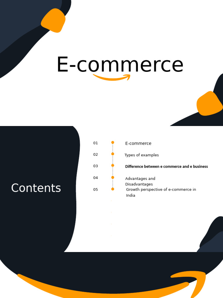 E Commerce Presentation | PDF | E Commerce | Banking Technology