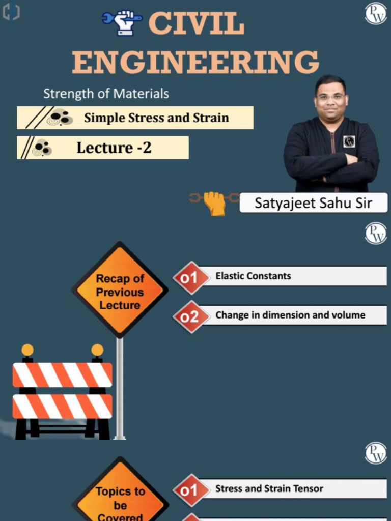 Simple Stress And Strain 02 Class Notes Pdf