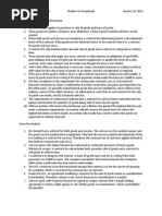 Outline 1 Pdf Offer And Acceptance Implied Warranty