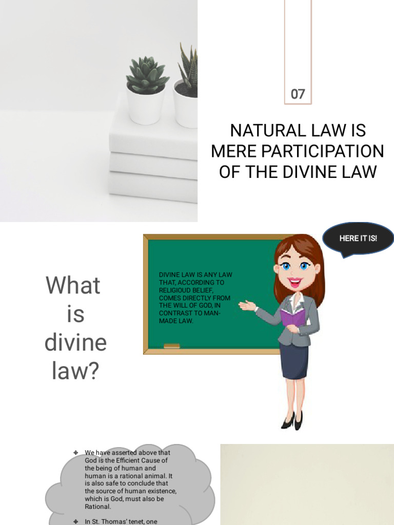 Understanding Divine Law and Natural Law | PDF