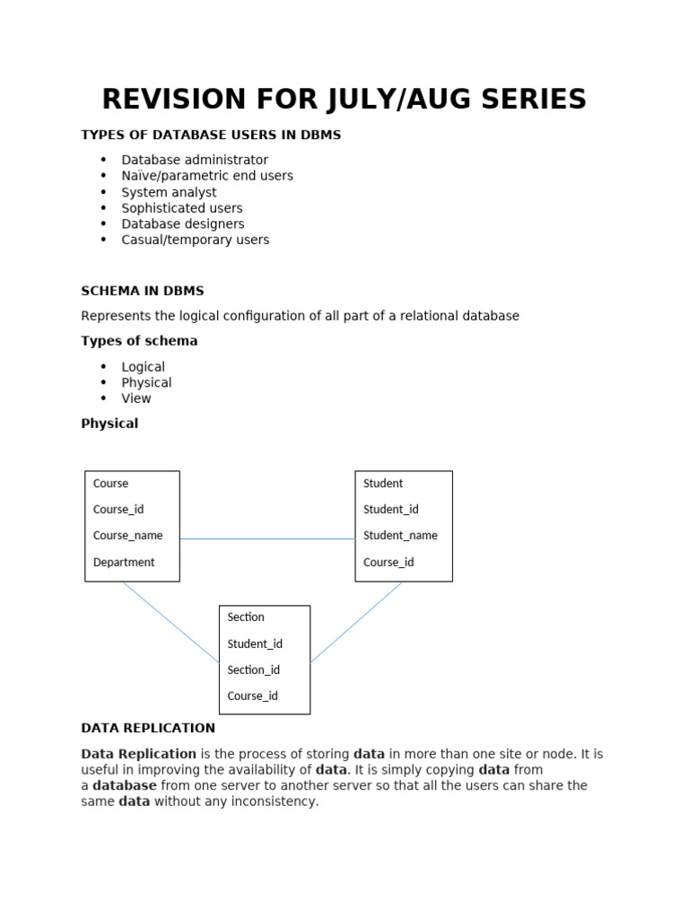 Types of Database Users in DBMS | PDF | Databases | Software Design