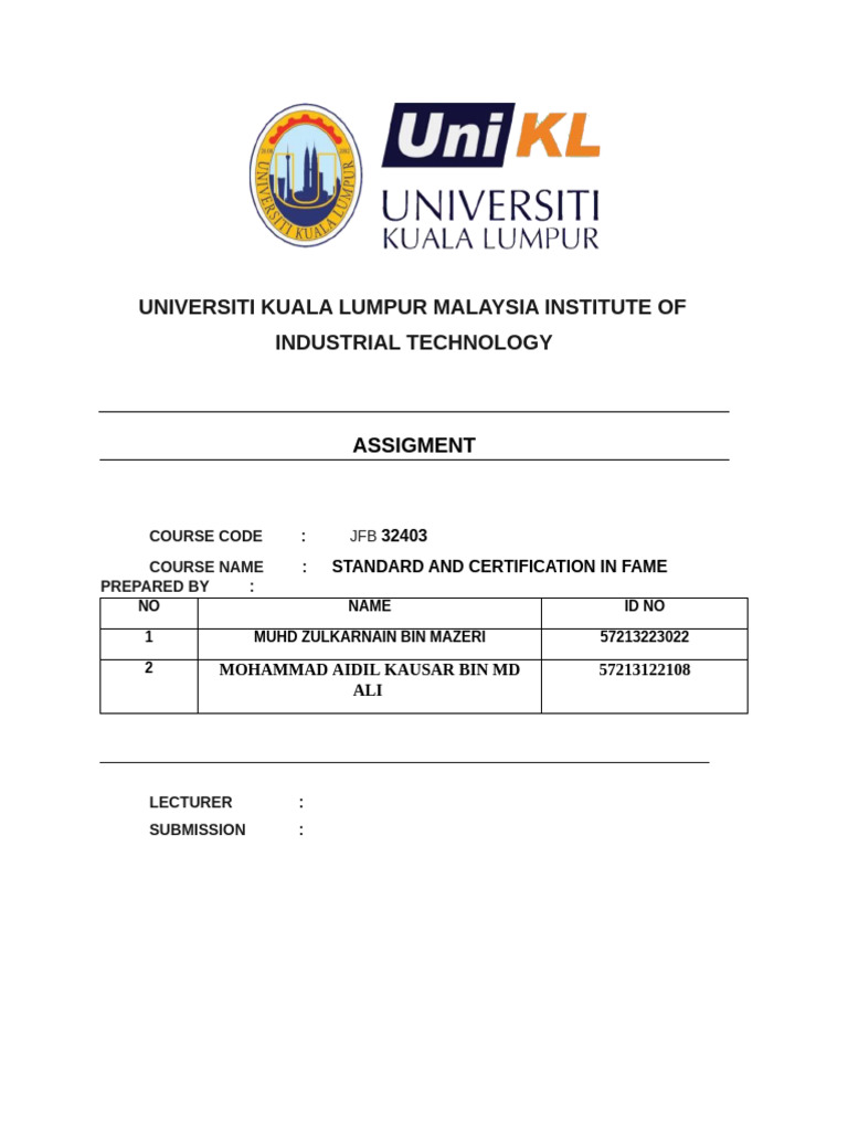 Assigment Satndards SIAP | PDF | Occupational Safety And Health ...
