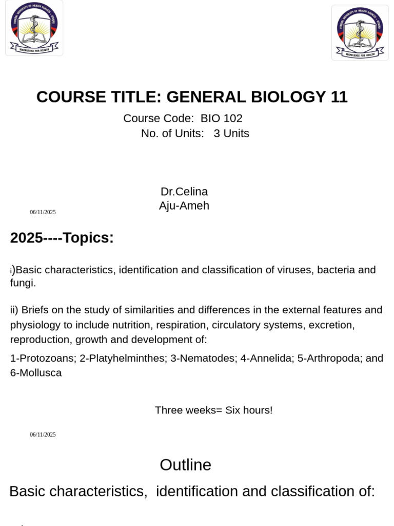 Bio 102 Part One b1 2025 20th May 2025 | PDF | Virus | Fungus