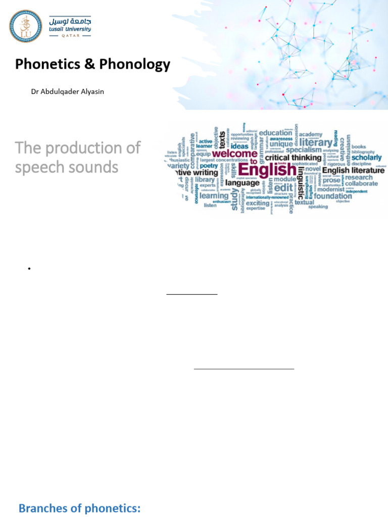 Understanding Speech Sound Production | PDF | Phonetics | Linguistics
