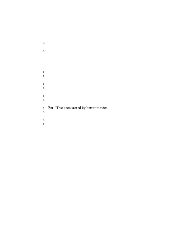 U2 Movie Genre List and Other Exercises | PDF | Horror Films